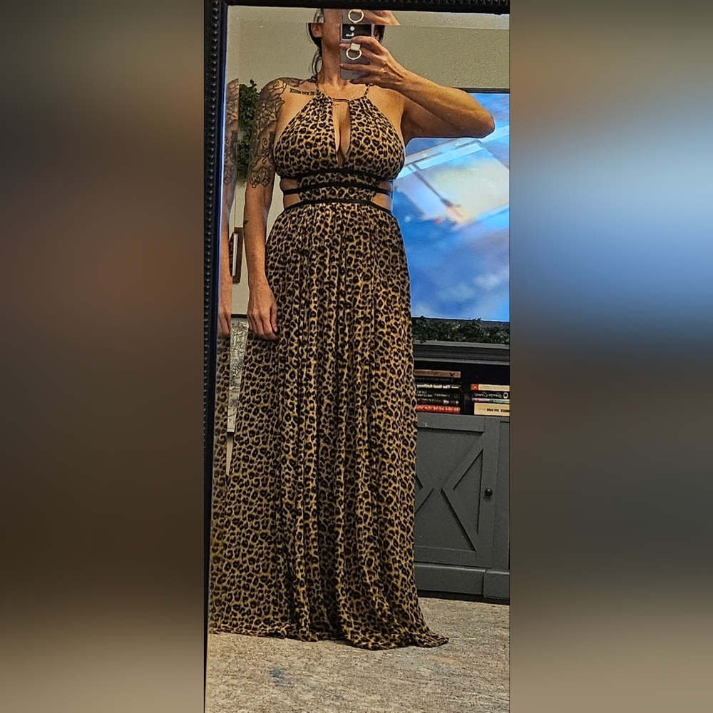 Cheetah Long dress 🔥